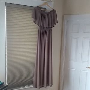 Show me your mumu hacienda maxi dress dune chiffon